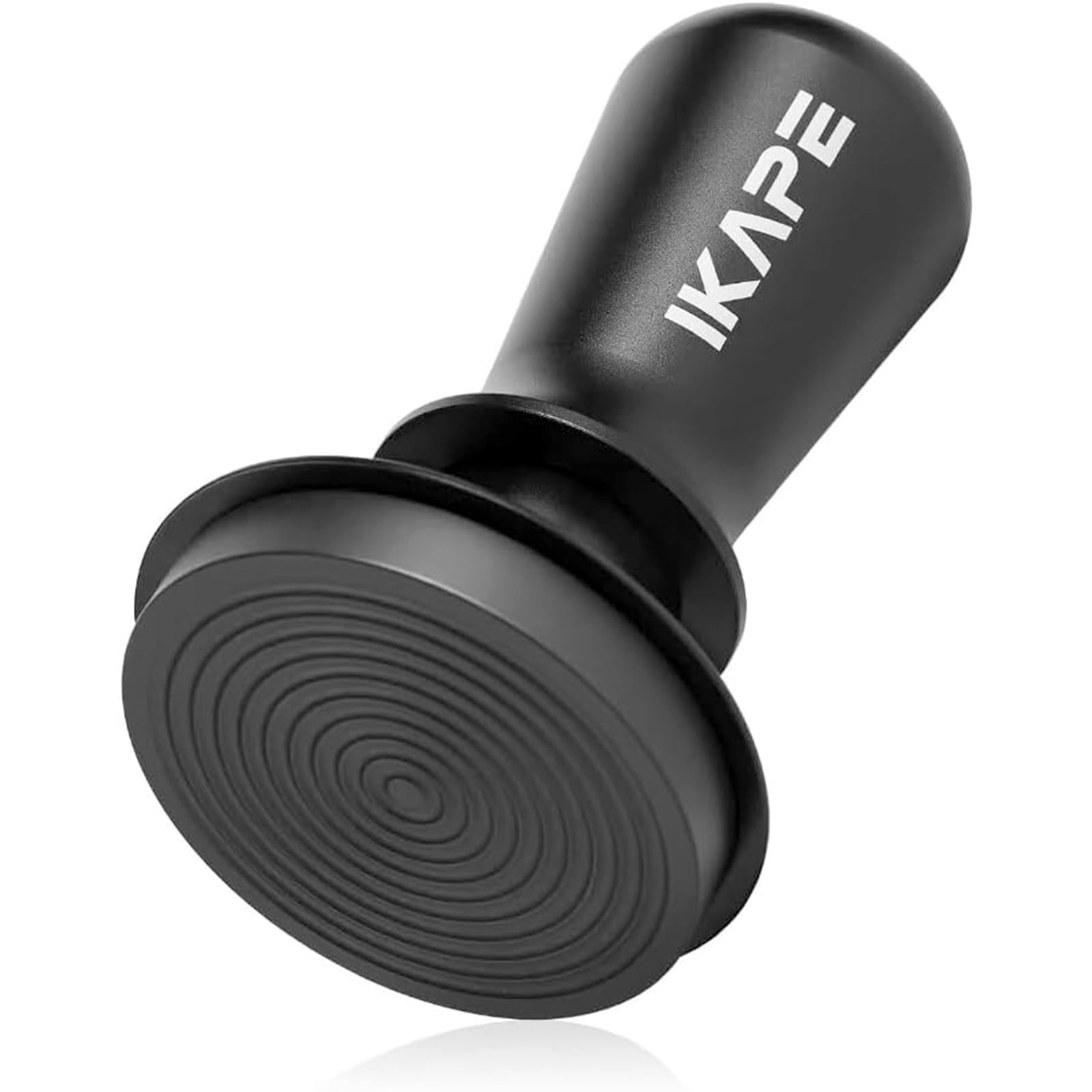 IKAPE 58.35mm Espresso Tamper, Spring-loaded Calibrated Tamper with Titanium Ripple Plating Base, Compatible with Over 58MM Espresso Bottomless Portafilter