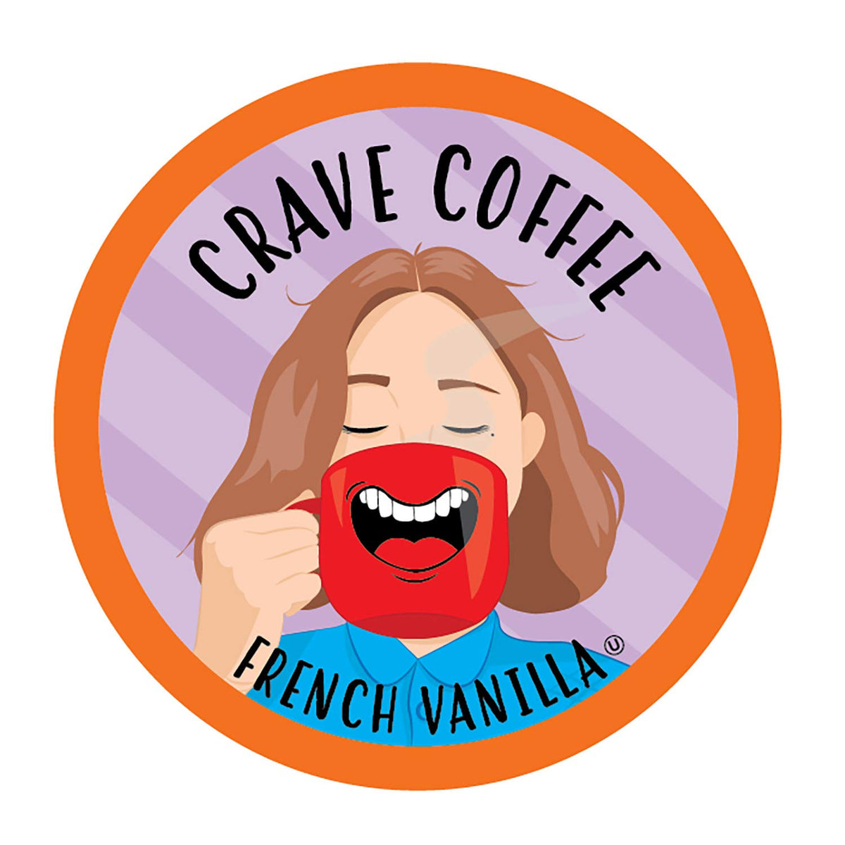 Crave Beverages Flavored Coffee Pods Sampler, Compatible with 2.0 K-Cup Brewers, Assorted Variety Pack, 40 Count (Pack of 1)