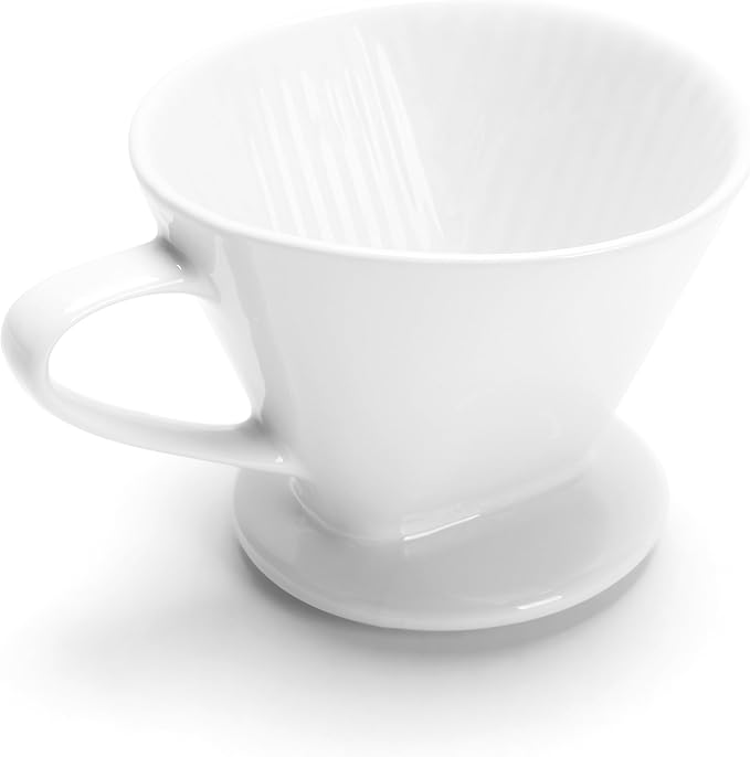 YACEYACE Ceramic Pour Over Small, Ceramic Pour Over Coffee Dripper