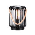ORJG Electric Wax Warmer,Metal Wax Warmer,Rustic Candle Wax Burner for Aromatherapy Wax, Oil Burner,Fragrance,Home Decoration, Gifts (Lanterns), Black, HLBULB-002