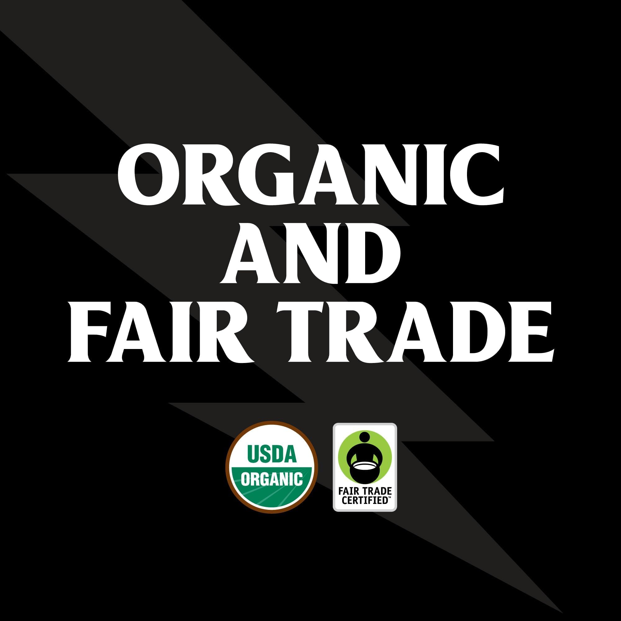 Death Wish Coffee Organic Light Roast Ground Coffee, 1 lb (2 Pack)