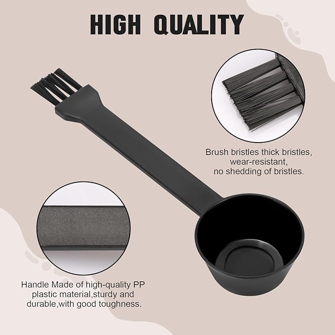 Coffee Spoon With Espresso Grinder Brush 2 in 1 Brush for Cuisinart DBM-8P1