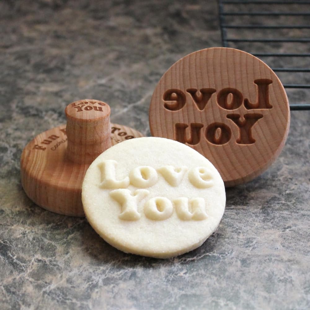 Fun Food Tools, Wood Cookie Stamp, 2.5 Inch (Chartres Cathedral CS-056)