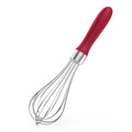 U-Taste Wire Whisk for Cooking, 18/10 Stainless Steel Balloon Wisk, S/Red