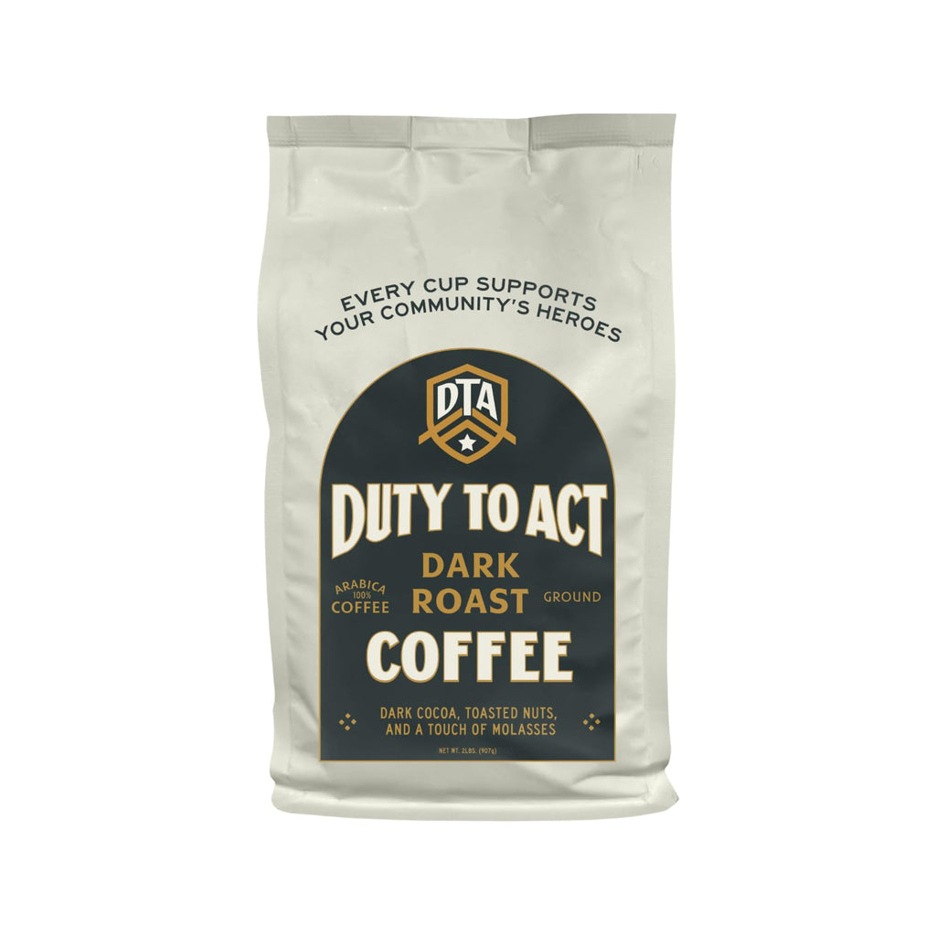 Duty to Act Dark Roast Ground Coffee, 2 lbs (Pack of 1)