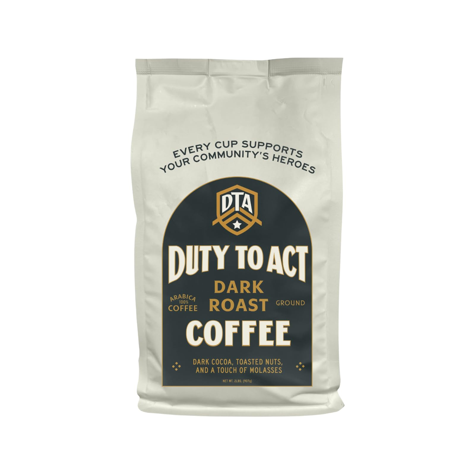 Duty to Act Dark Roast Ground Coffee, 2 lbs (Pack of 1)