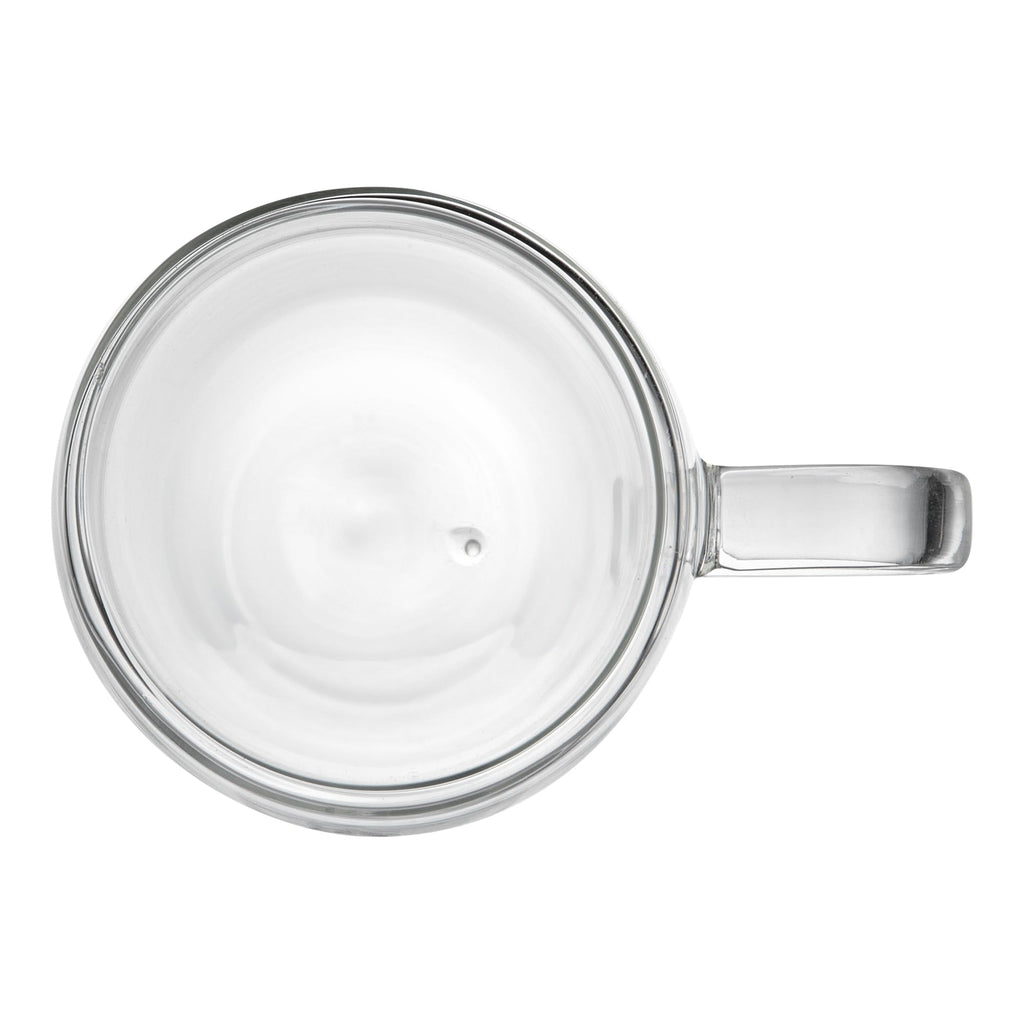 Restaurantware 12 oz Professional Glass Coffee Cup, 2 Pack