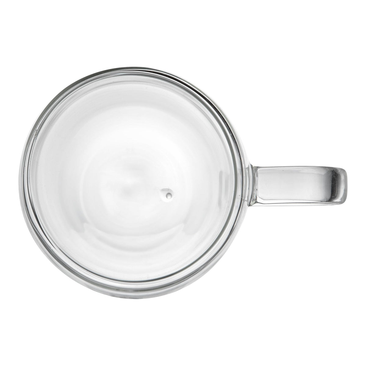 Restaurantware 12 oz Professional Glass Coffee Cup, 2 Pack