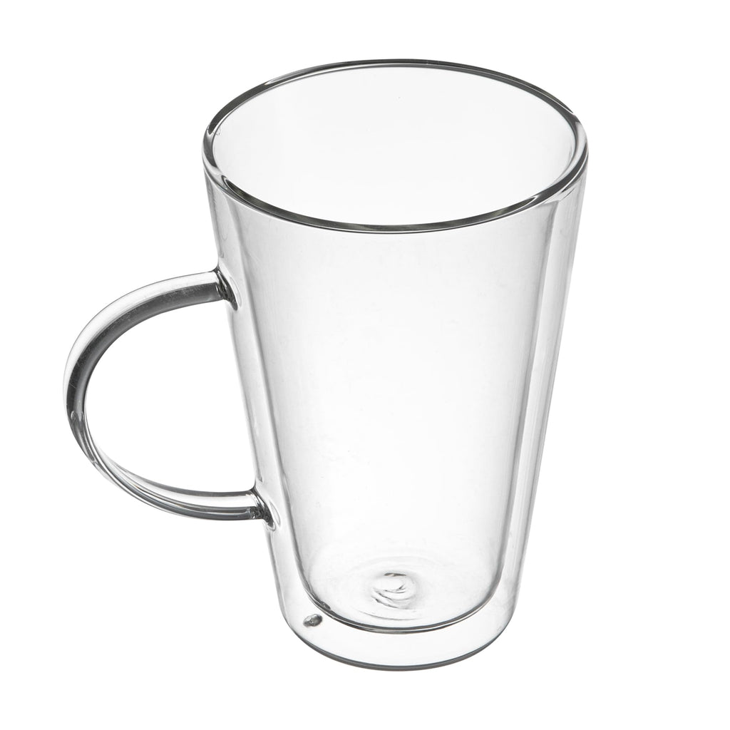Restaurantware 14 oz Professional Glass Mug, 2 Pack