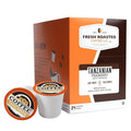 Fresh Roasted Coffee, Tanzanian Peaberry, Light Roast, 24 Pods for K Cup Brewers