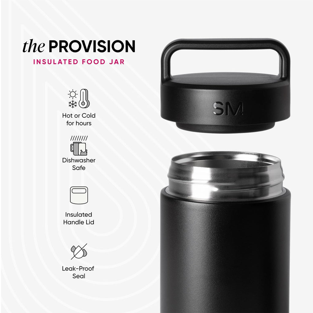 Simple Modern Insulated Food Jar with Handle | 16oz | Navy