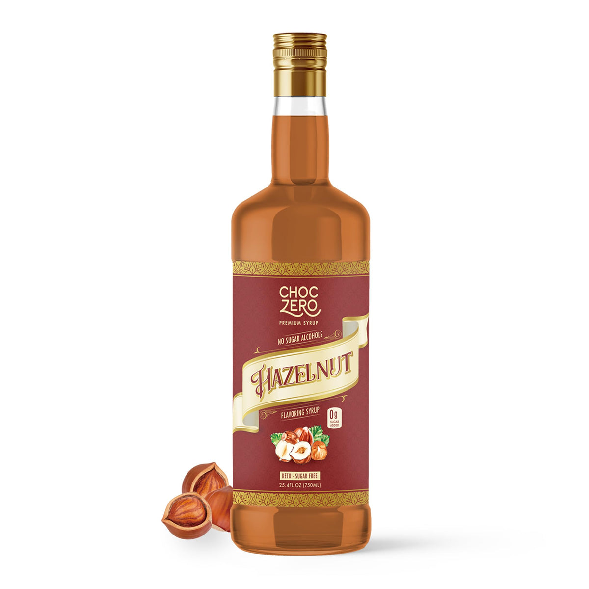 ChocZero Sugar Free Vanilla Coffee Syrup, 25.4 fl oz