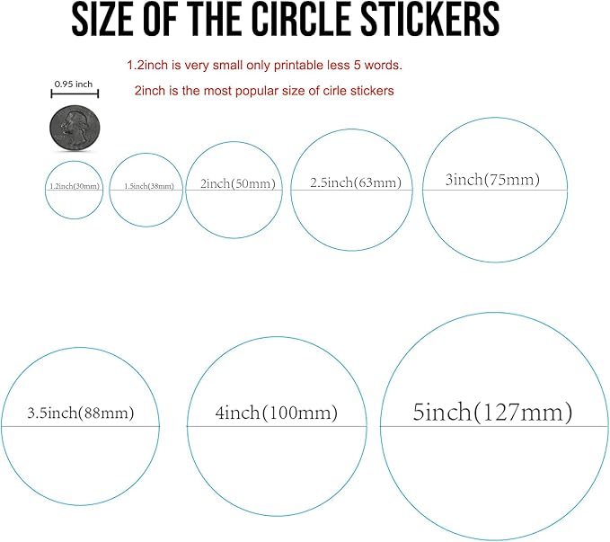 Custom Stickers Kraft Paper Labels Personalized Withe Text, Business Logo Customized Food Jars Labels Bakery Label Sticker Package Favor Canning Circle 100pcs (Style 1)