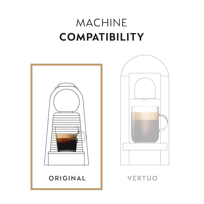 Nespresso Capsules Original Line Tokyo Vivalto Lungo, Medium Roast Coffee, 50 Count Coffee Pods