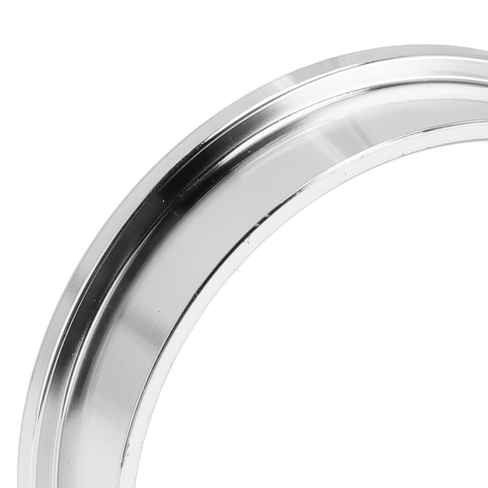 Sunicon 57.5MM Espresso Dosing Funnel, 304 Stainless Steel Coffee Dosing Ring Catcher Ring, Universal Coffee Dosing Ring Replacement for Home Coffee Machine Tools(Silver)