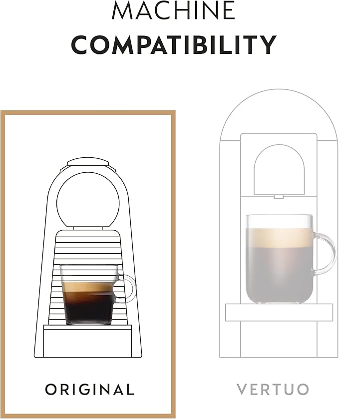 Nespresso Capsules Original Line, Roma Intenso, Medium Roast Coffee, 50 Count Coffee Pods