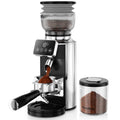 Neretva Stainless Steel Espresso Grinder with Portafilter Holder, Silver