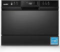 COMFEE’ Countertop Dishwasher, Energy Star Portable Dishwasher, 6 Place Settings & 8 Washing Programs, Speed, Baby-Care, ECO& Glass, Dish Washer for Dorm, RV& Apartment