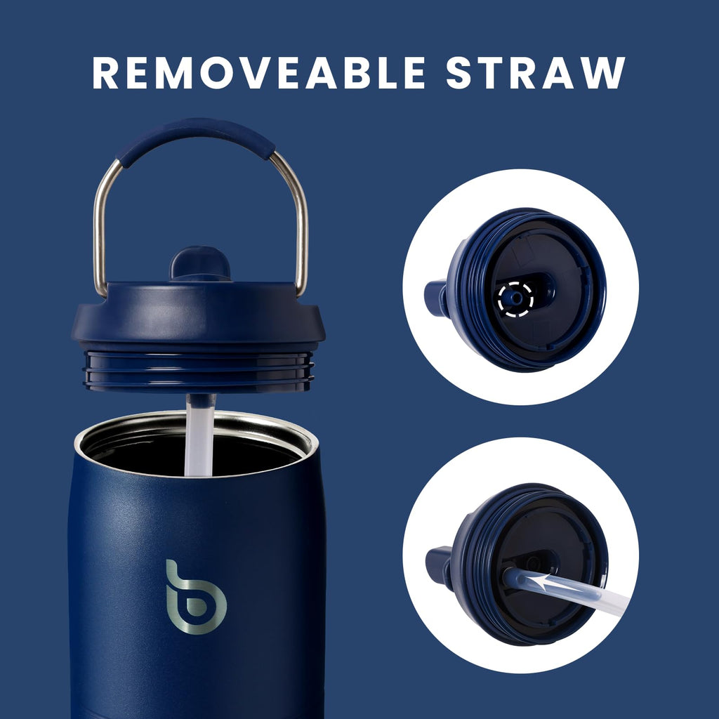 BOTTLE BOTTLE Stainless Steel Water Bottle 32 oz indigo blue