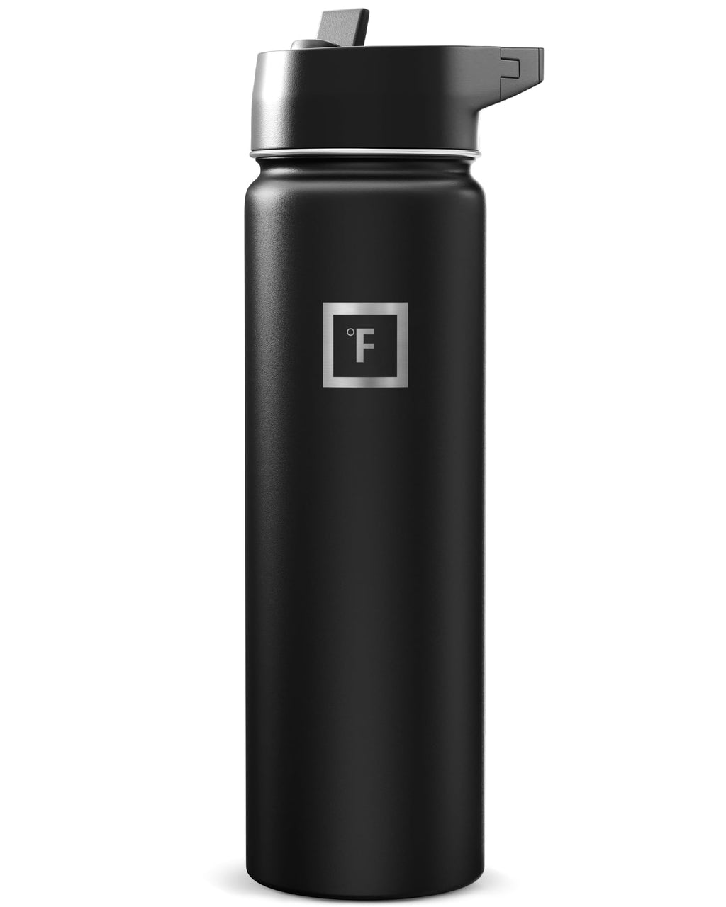 IRON °FLASK 24 oz Wide Mouth Water Bottle with Straw