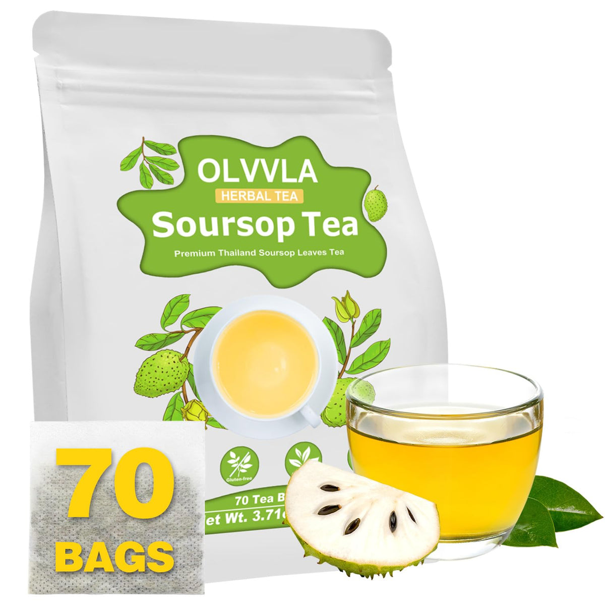 Olvvla - Chrysanthemum Tea, 4oz/114g, Dried Fetal Chrysanthemum Flowers