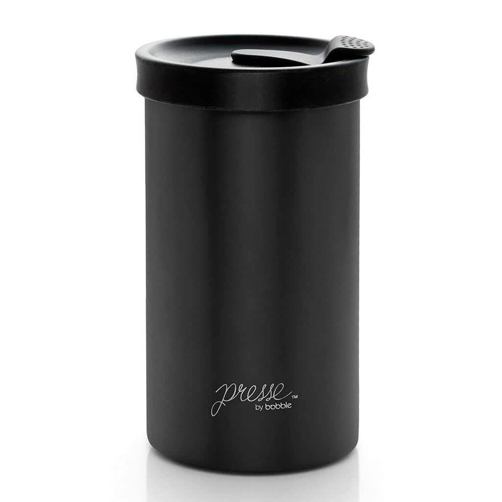 PRESSE by Bobble French Coffee Press Insulated Travel Tumbler 13 oz Black