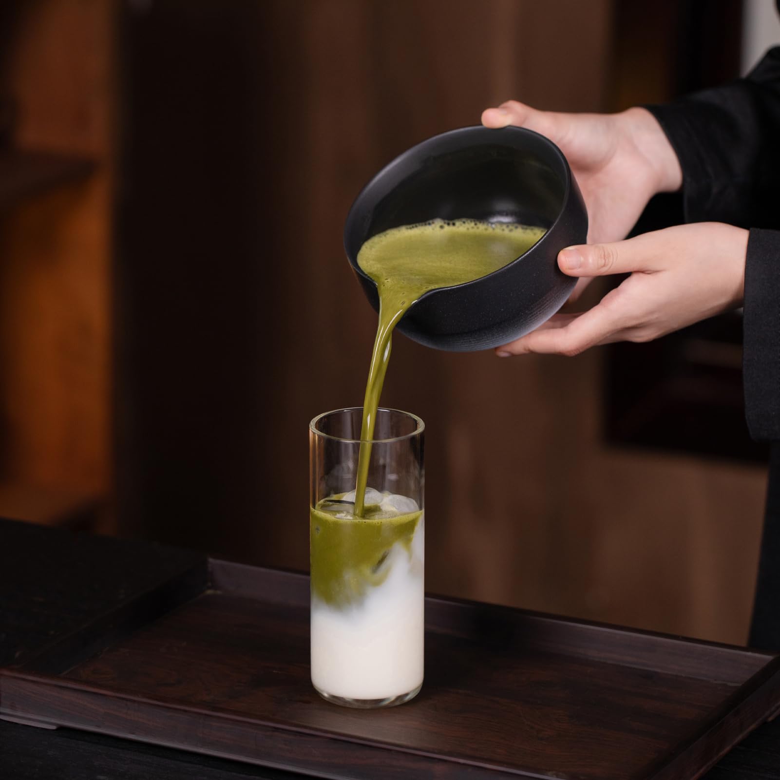 Matchamantra Premium Matcha Ceremony Set – Complete 9-Pcs Ritual Kit – Presented in Luxury Magnetic Gift Box, Perfect for Gifting or Self-Care (Black)