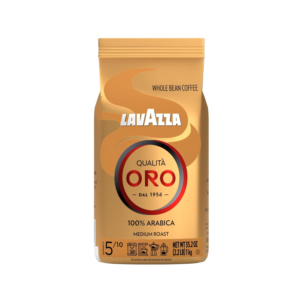 Lavazza QualitÃƒÆ’ Oro, 1er Pack (1 x 1 kg Packung)