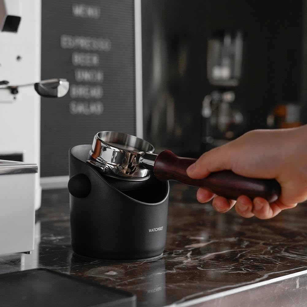 watchget Espresso Knock Box Small Coffee Knock Box for Coffee Grounds