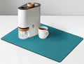 GOLENER Coffee Mat - Hide Stain Rubber Backed Absorbent Dish Drying Mat for Kitchen Counter- Bar Accessories Fit Under Coffee Maker Machine Cafe Pot Espresso Machine Dish Rack