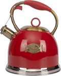 Tea Kettle, Stovetop Whistling Teapot, Stainless Steel, 3.0-Quart