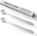 2PCS 1/2 Teaspoon(1/2tsp, 1/6tbsp, 2.5 ml) Single Measuring Spoon, Extra-long Handle Individual Measure Scoop, Stainless Steel Spoons Only