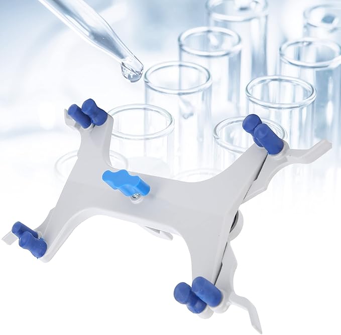 Burette Clamp Dual Holder, Aluminum Rubber Grip 24.6 cm