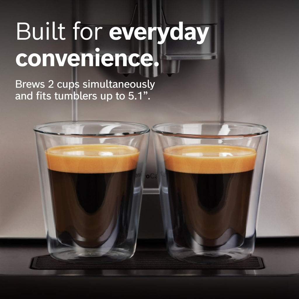 Bosch 300 Series Fully Auto Espresso Machine with Grinder and Steam Wand