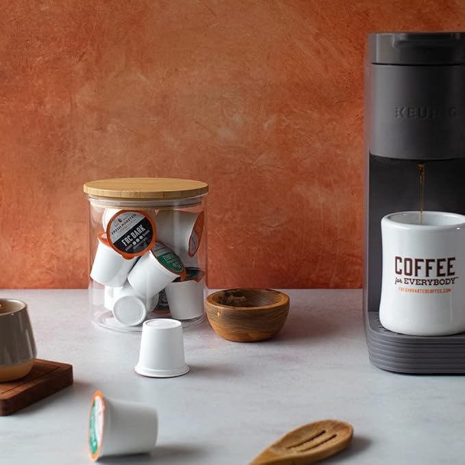 Fresh Roasted Coffee, Blackbeard's Revenge, Medium Roast, 24 Pods for K Cup Brewers