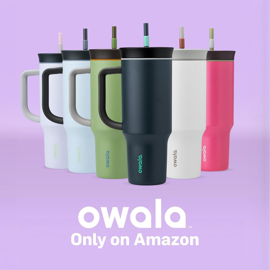 Owala Tumbler Stainless Steel Water Bottle 40 oz Whimsical Daydream