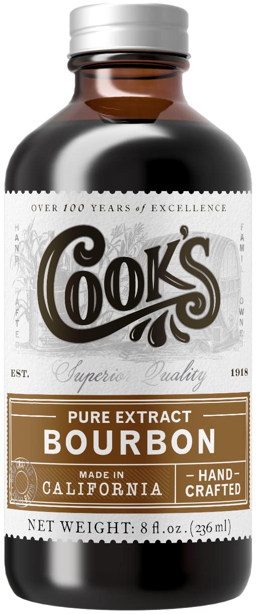 Cook's Bourbon Extract for Baking, Cooking & Beverages, 8 oz