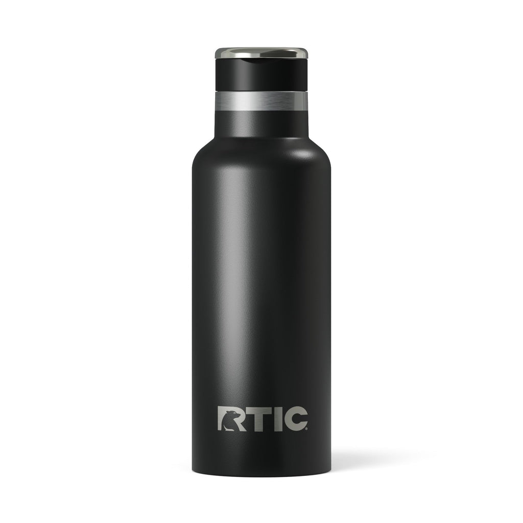RTIC 16oz Journey Water Bottle, Ceramic Lined, Black