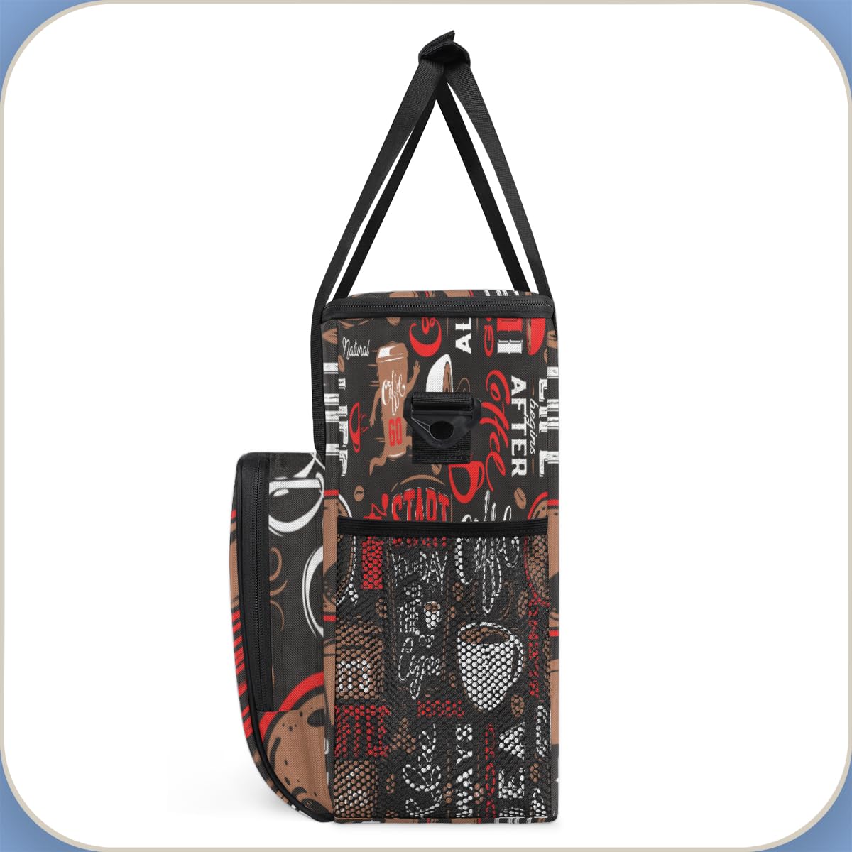 Coffee Maker Bag Compatible with K-Mini or K-Mini Plus Coffee Red Pattern