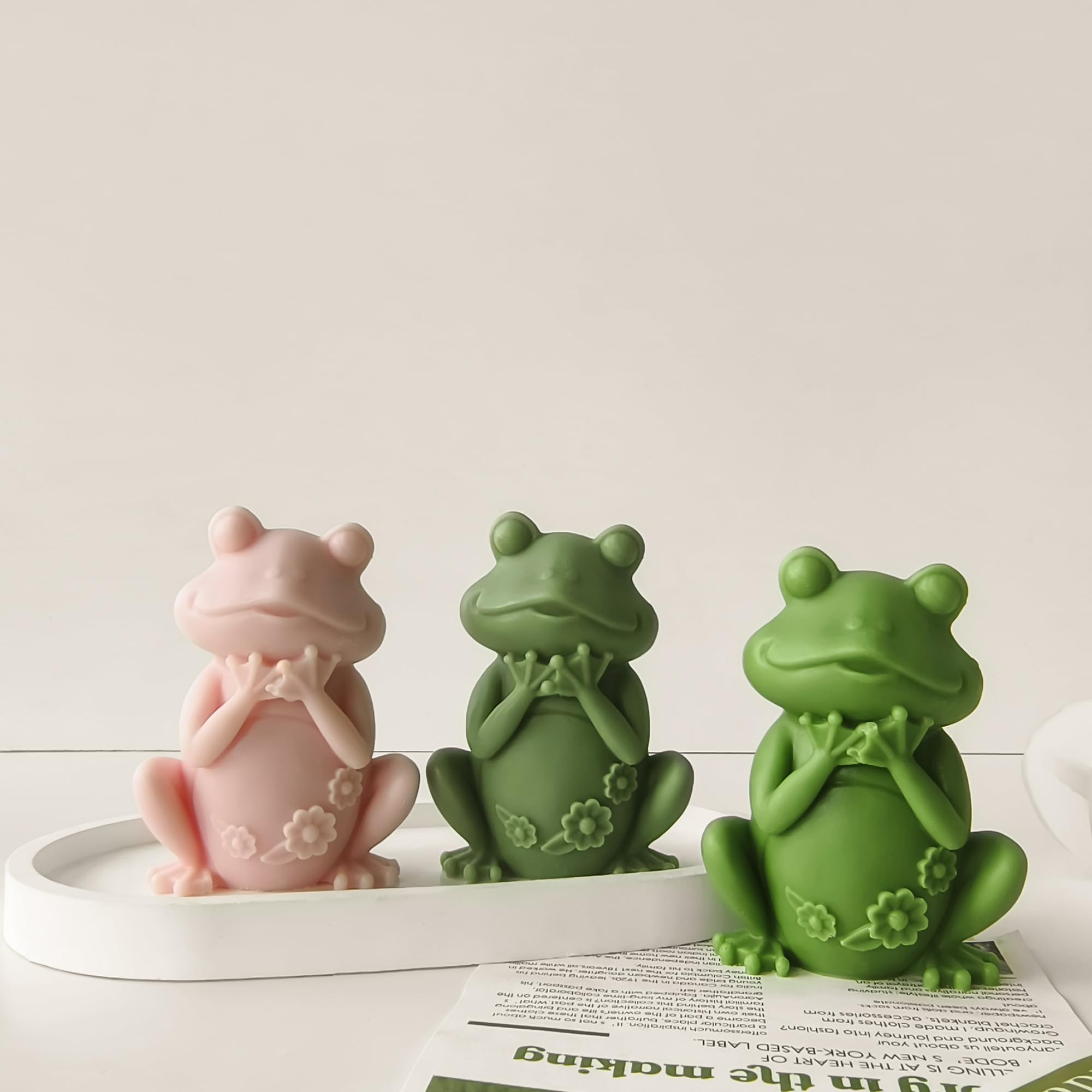 Frog Resin Mold - Animal Resin Casting Mold for Jewelry & Candle Making