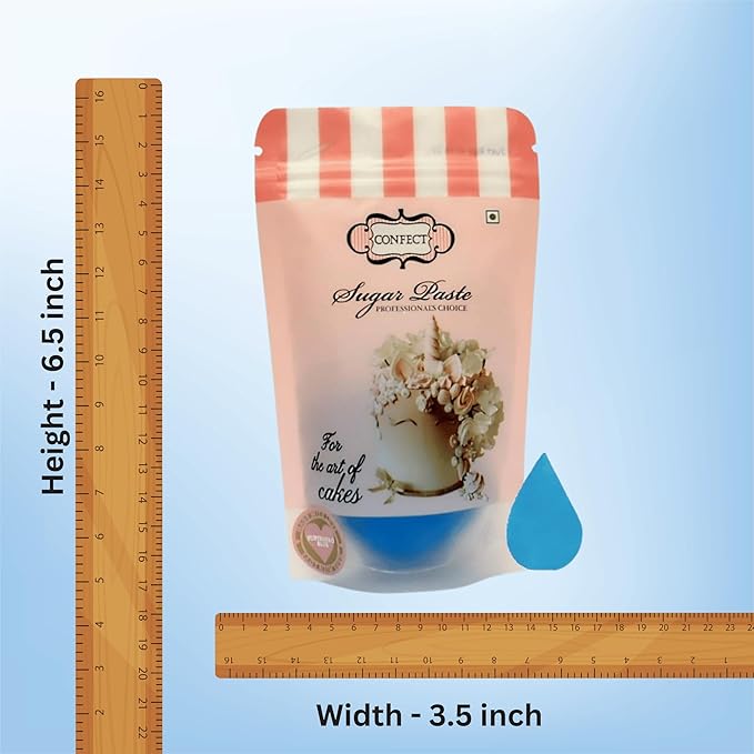 Confect Fondant for Christmas Cakes – Superhero Blue Fondant 8.8 oz | Chefs Choice for Cake Decorating, Sculpting & Holiday Baking | Vegan, Gluten-Free, Nut-Free, Palm Oil-Free – 8.8 Oz