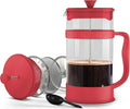 Utopia Kitchen 12 oz Glass French Press, French Press Coffee Maker, Tea Press, Triple-Layer Filter for Smooth Brew, Heat-Resistant Borosilicate Glass, Stainless Steel Plunger