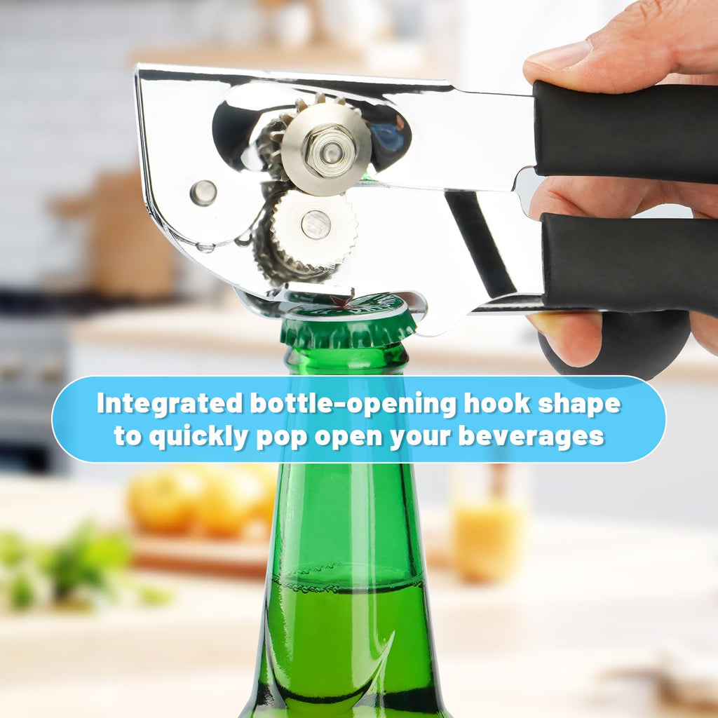 AGIgear Manual Heavy Duty Crank Commercial Can Opener Cozy Long Handles