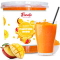 Fanale Mango Fruit Popping Boba Pearls for Bubble Tea and Drinks, 7lb,4Pack