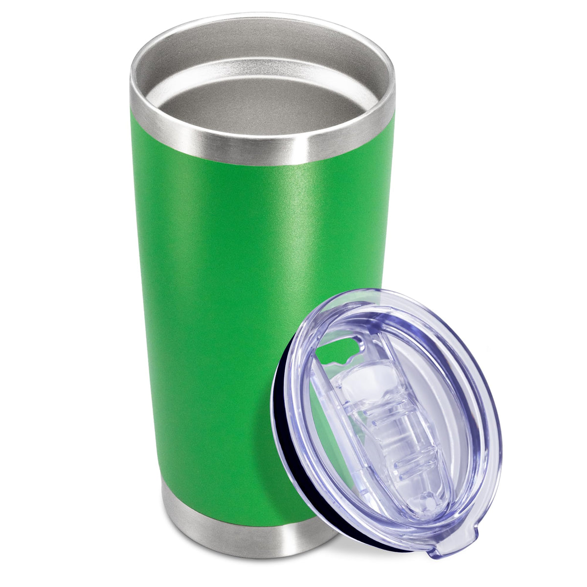 20oz Tumbler Insulated Coffee Tumblers with Lid Stainless Steel Black 8P