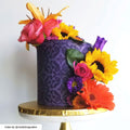 Lacupella Cake Decorating Stencil for Tall Buttercream Cake, Royal Icing, Ganache, Paint, Airbrush (Lorna)