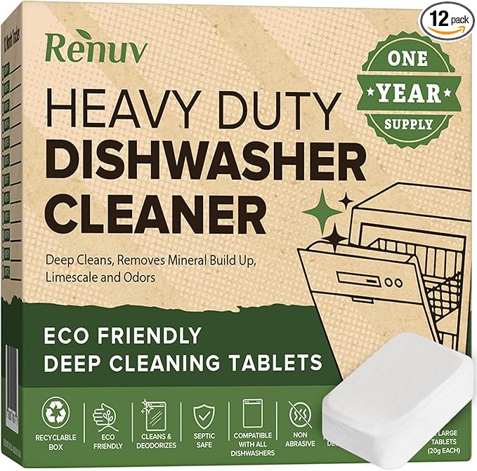 Renuv® Dishwasher Cleaner + Washing Machine Cleaner Bundle
