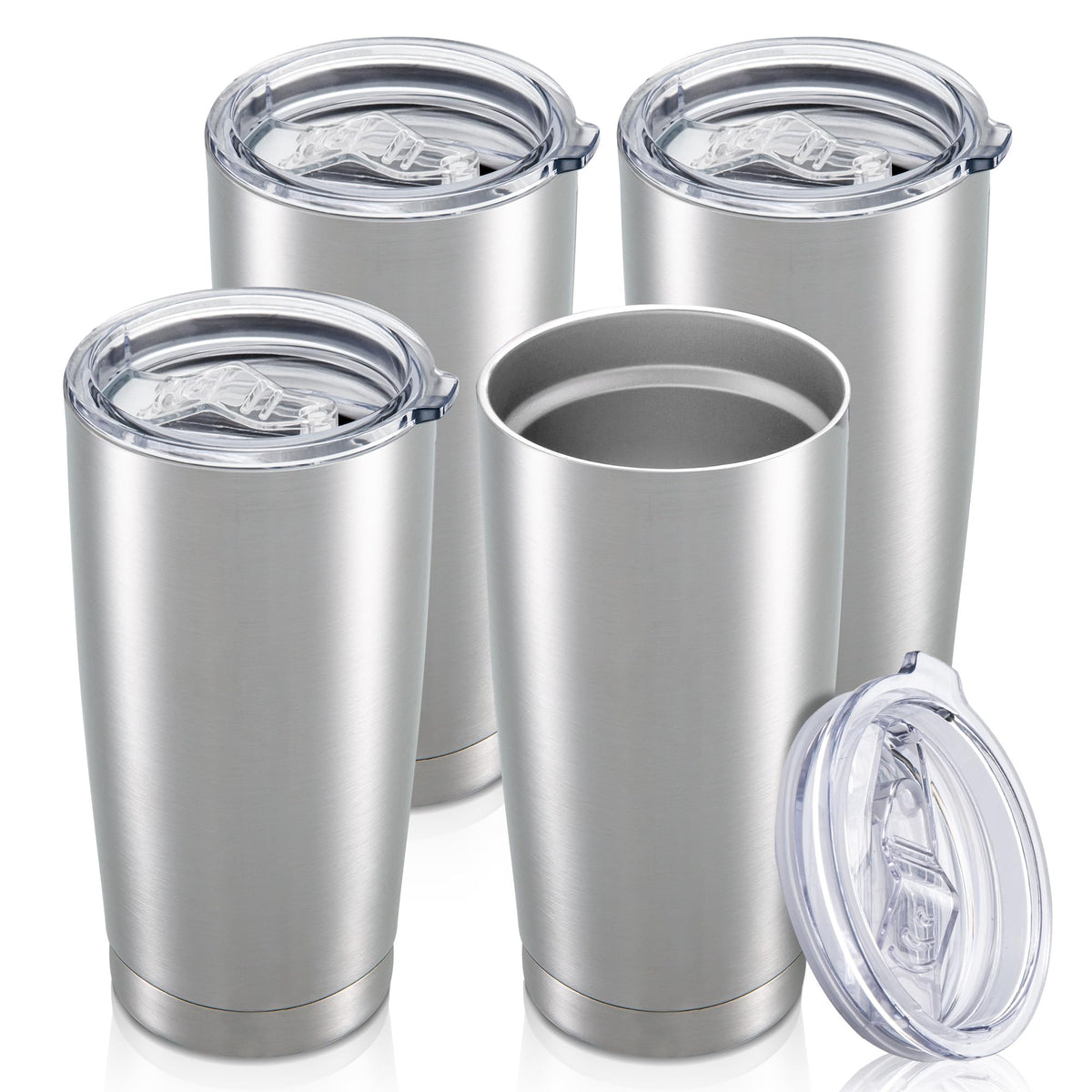 20 oz Tumbler with Lid Stainless Steel Insulated Tumblers Bulk Cups Mug