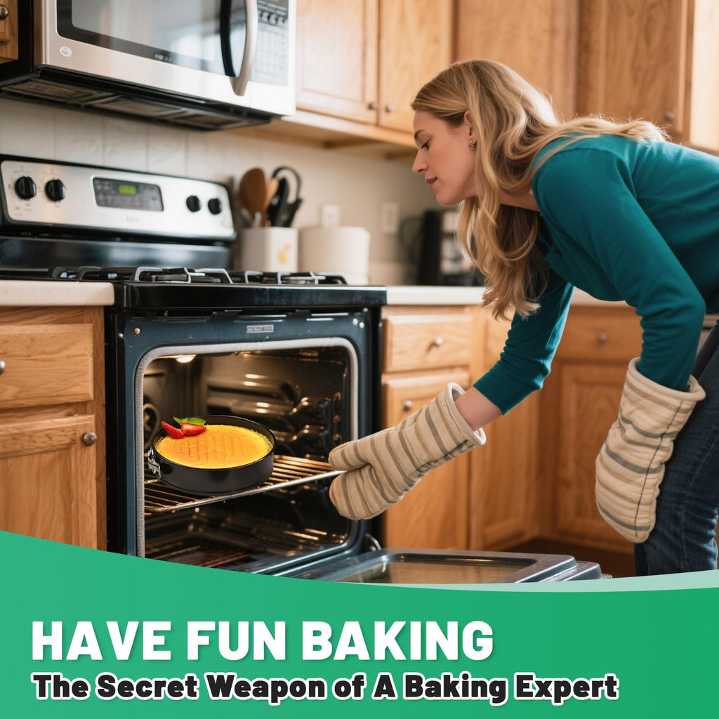 AGIgear Springform Cake Pan Set,Non-Stick Springform Pans Set of 4