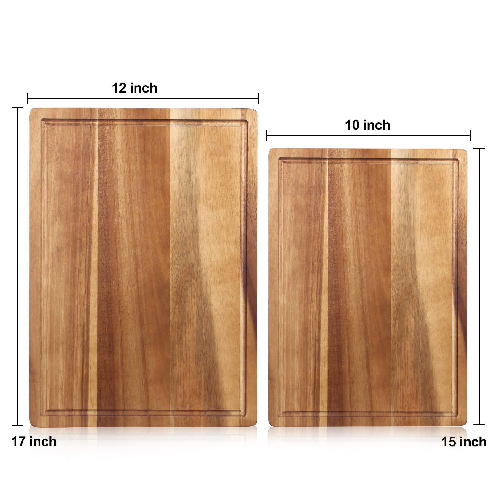 Acacia Wood Chopping Cutting Boards for Kitchen Wooden Charcuterie Board
